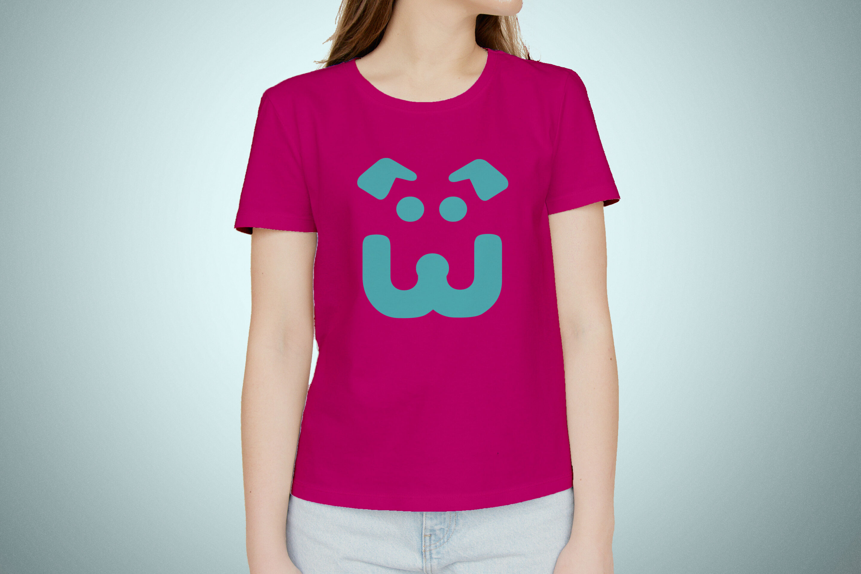 GIRL TSHIRT ARTWORK MOCKUP by GRAPHICSFAMILY.com diseno de moda